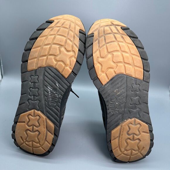 Hey Dude Sirocco Men's 10 Gray Black Athletic Shoes Lace Up Low Top Sneakers - Picture 7 of 9